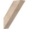 Ekena Millwork 5 1/2"W x 18"D x 22"H Traditional Smooth Knee Brace, Douglas Fir BRC06X18X22TRA00SDF - alternate 1